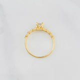 Anillo Solitario churumbela 1.45g / T6 1/2 Oro Amarillo 18K