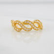 Anillo Olas 2.4g / T7 1/2 Oro Amarillo 18K