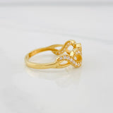 Anillo Olas 2.4g / T7 1/2 Oro Amarillo 18K