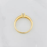 Anillo Solitario churumbela 2.25g / T8 Oro Amarillo 18K