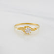 Anillo Solitario lineas 1.2g / T6 1/4 Oro Amarillo 18K
