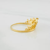 Anillo Tiara 2.2g / T7 1/4 Oro Amarillo 18K