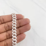 Pulso Cubana 16.7g / 18cm / 8.27mm Plata 925