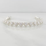 Pulso Tennis Corazon 17.3g / 18.05cm / 7.23mm Plata 925