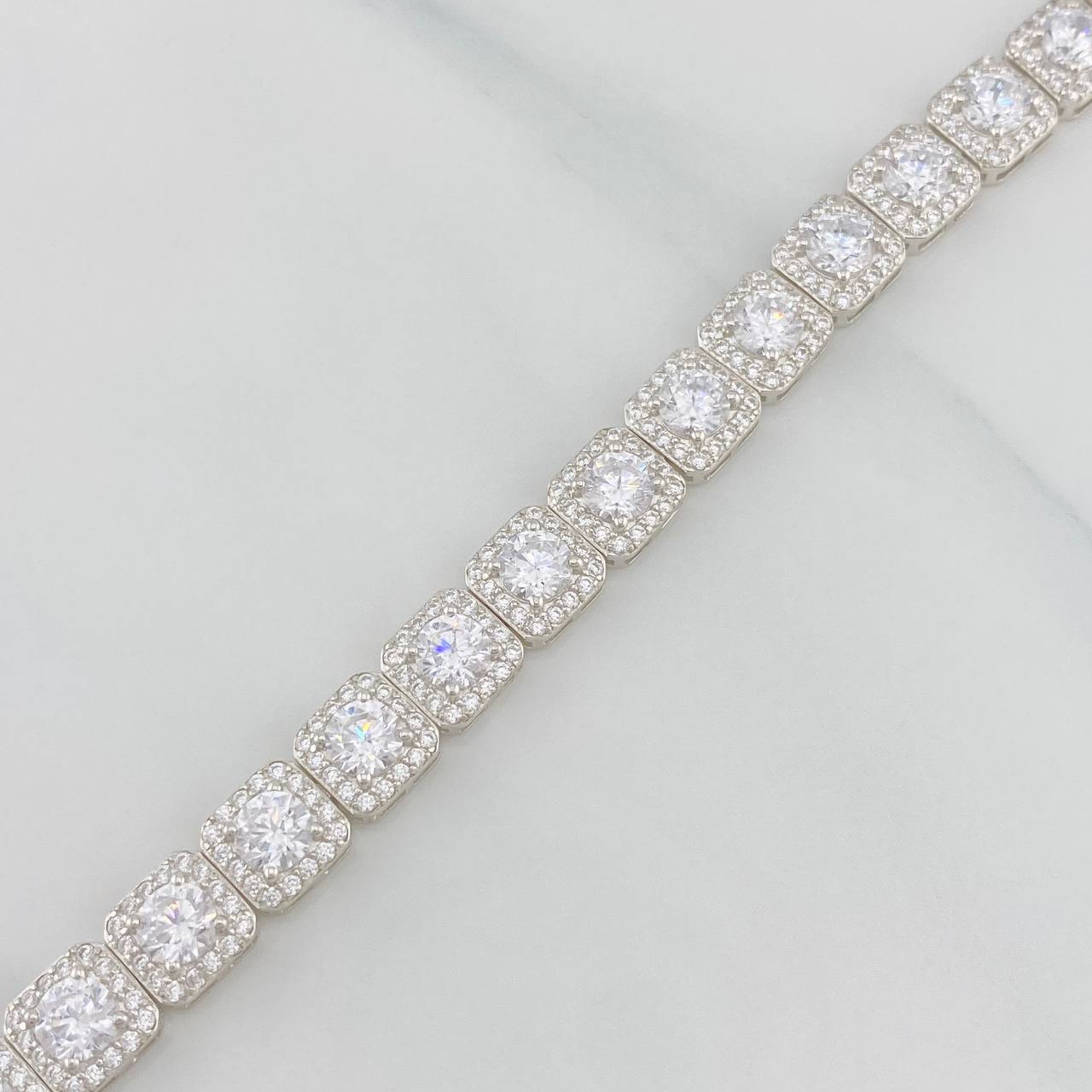 Pulso Tennis 17.8g / 18.05cm / 7.09mm Plata 925