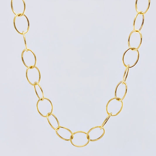 Cadena Aro Seguido Burbuja 7gr / 43.5cm / 8.7mm Oro Amarillo +3 18K ©