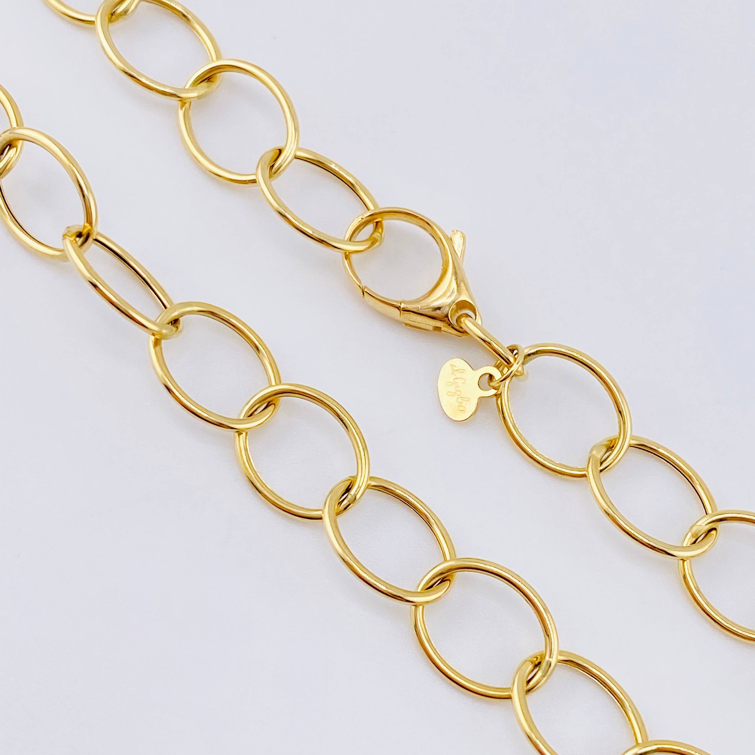 Cadena Aro Seguido Burbuja 7gr / 43.5cm / 8.7mm Oro Amarillo +3 18K ©