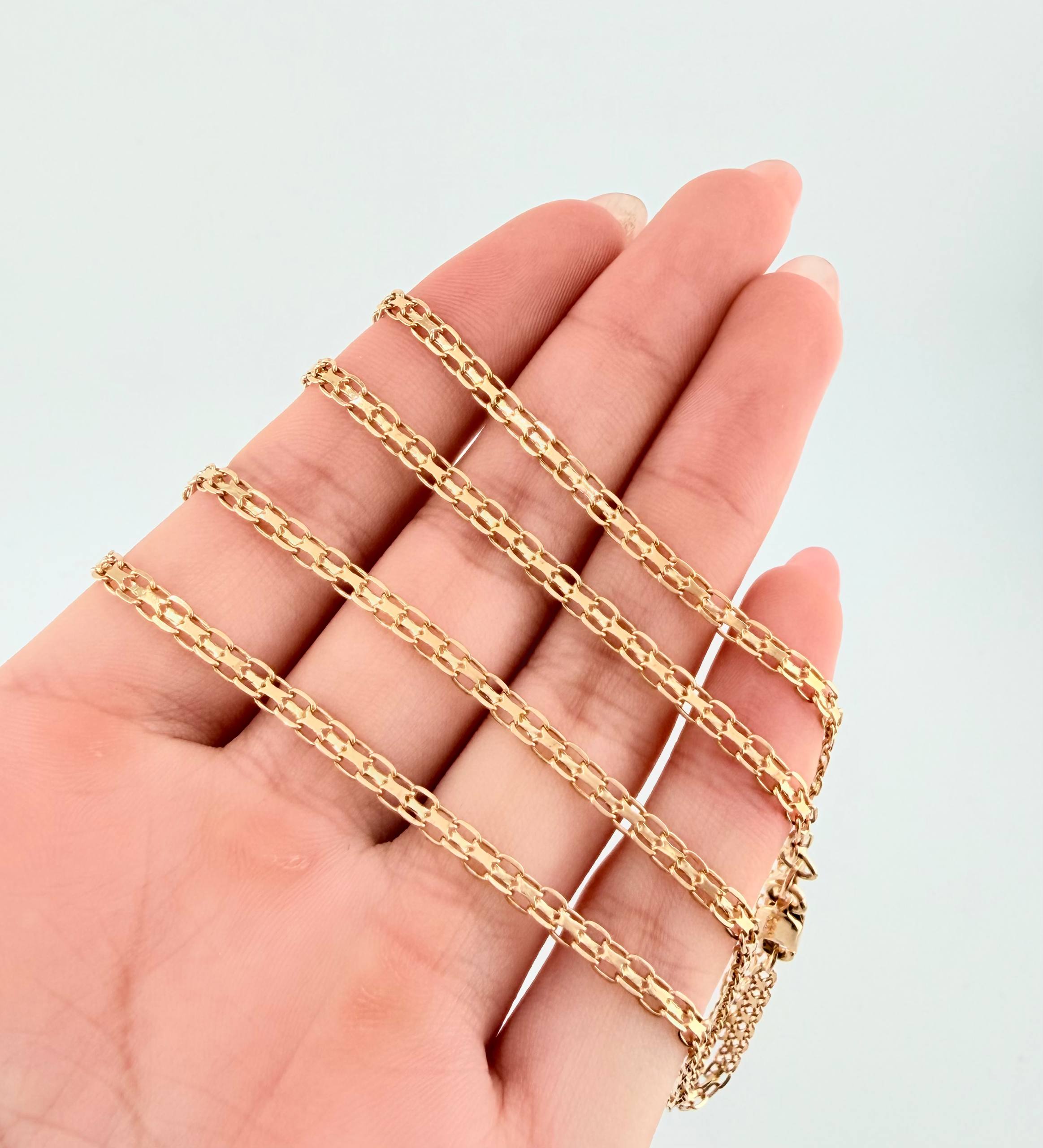 Cadena China 10gr / 67.5cm / 3.2mm Oro Amarillo +1 18K