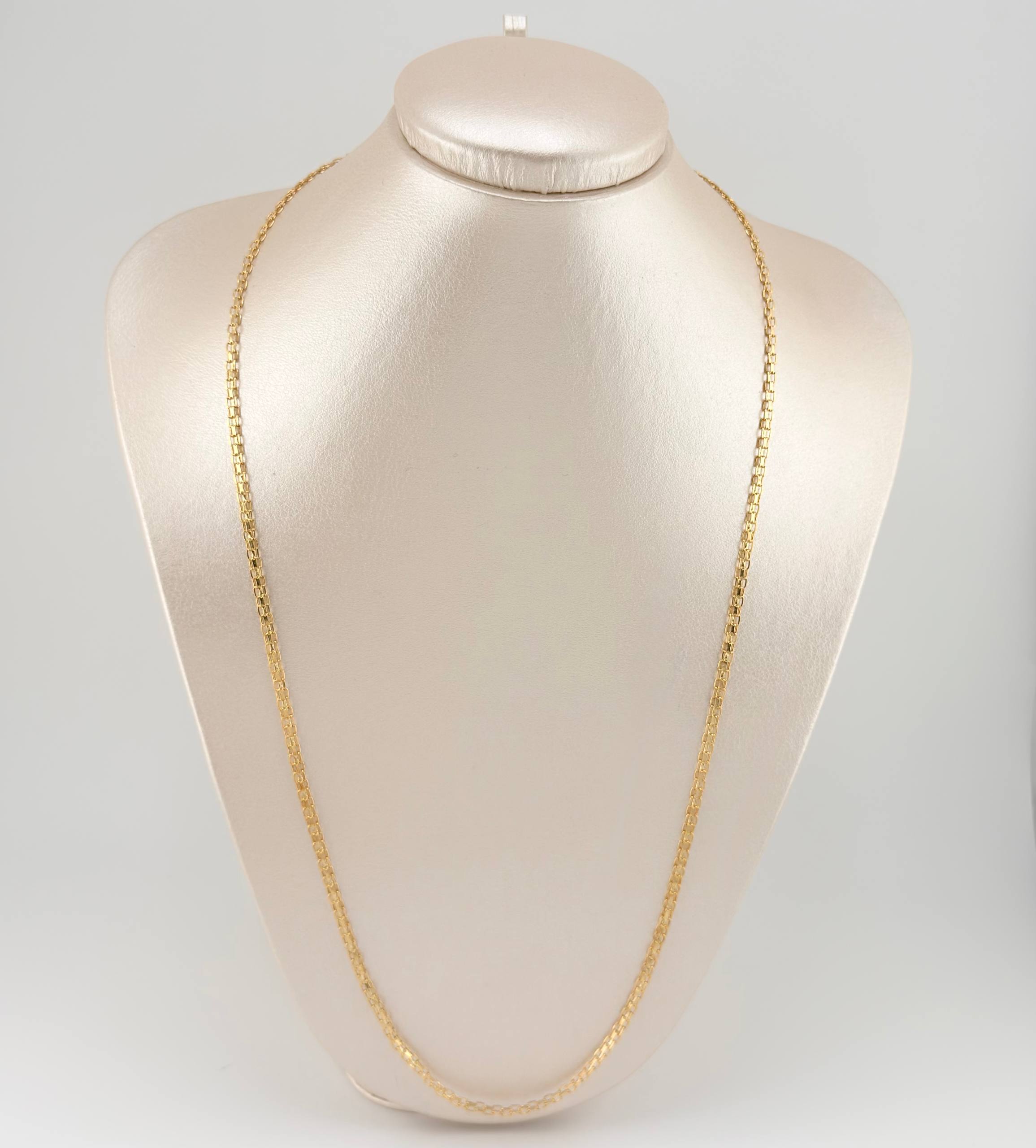 Cadena China 10gr / 67.5cm / 3.2mm Oro Amarillo +1 18K