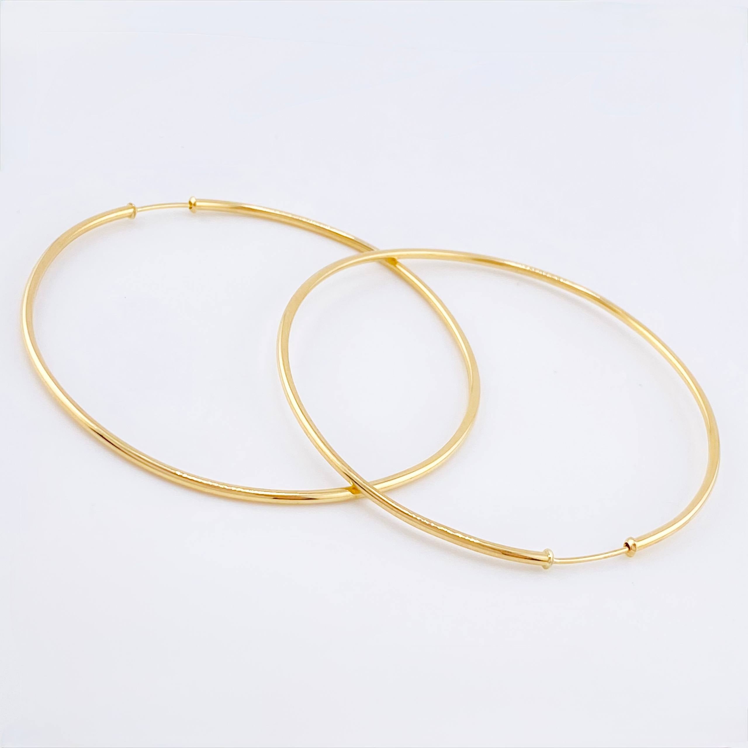 Candongas Caponeras 5.15gr / 6.3cm / Oro Amarillo 18K *