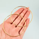Candongas Caponeras 5.15gr / 6.3cm / Oro Amarillo 18K *