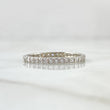 Anillo Churumbela Petit 1.7gr / T7 / Circones Blancos Oro Blanco 18K ©
