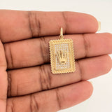 Dije Corona 3gr / 2.9cm / Oro Amarillo 18K &