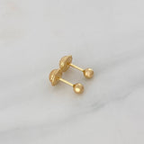 Topos Bola Lisa 0.45 g / 3 mm Oro Amarillo 18K