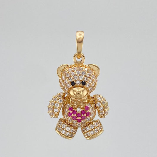Dije Oso Articulado 4.45 g / 2.5 cm Oro Amarillo 18K