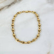 Pulso Rustico Corona 4.45gr / 21cm / 5mm Oro Amarillo ©