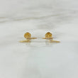 Topos Rayo 0.85gr / Circones Blancos Oro Amarillo ©