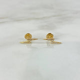 Topos Rayo 0.85gr / Circones Blancos Oro Amarillo ©