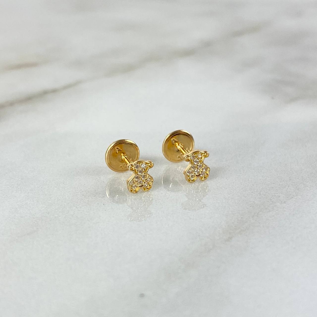 Topos Oso TS 0.65gr / Circones Blancos Oro Amarillo ©