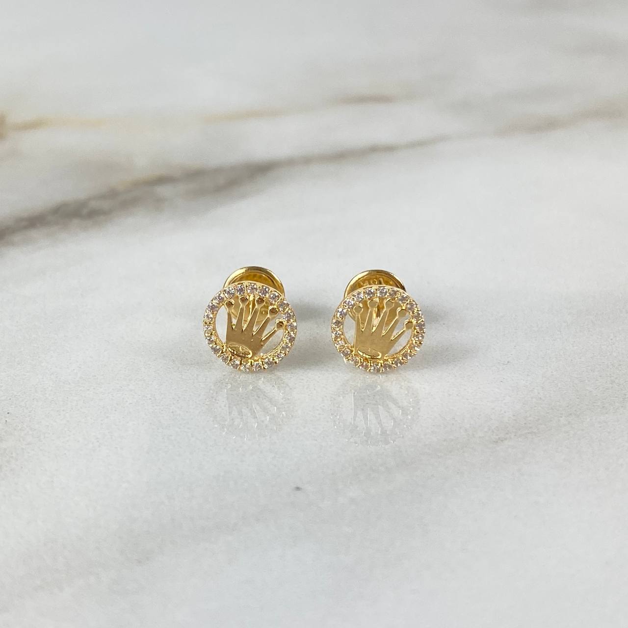 Topos Corona RX 1.05gr / Circones Blancos Oro Amarillo ©