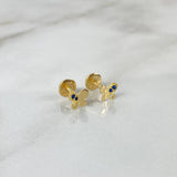 Topos Mariposa 0.65gr / Circones Azules Blancos Oro Amarillo ©