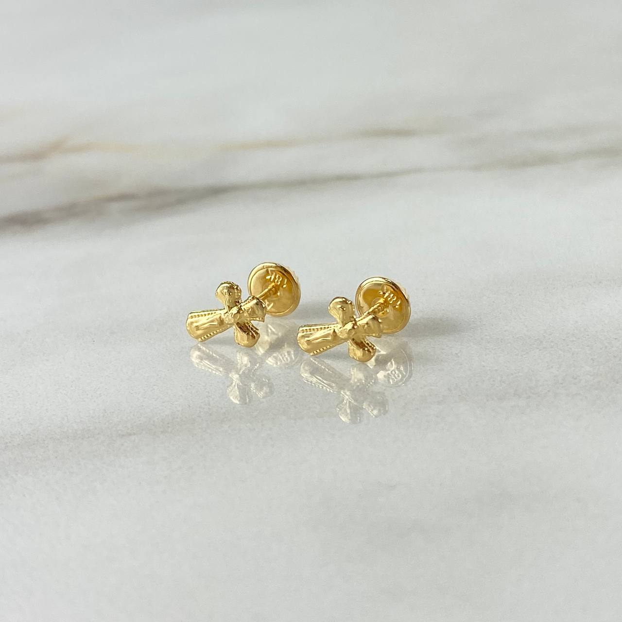 Topos Cruz Cristo 0.6gr / Oro Amarillo ©