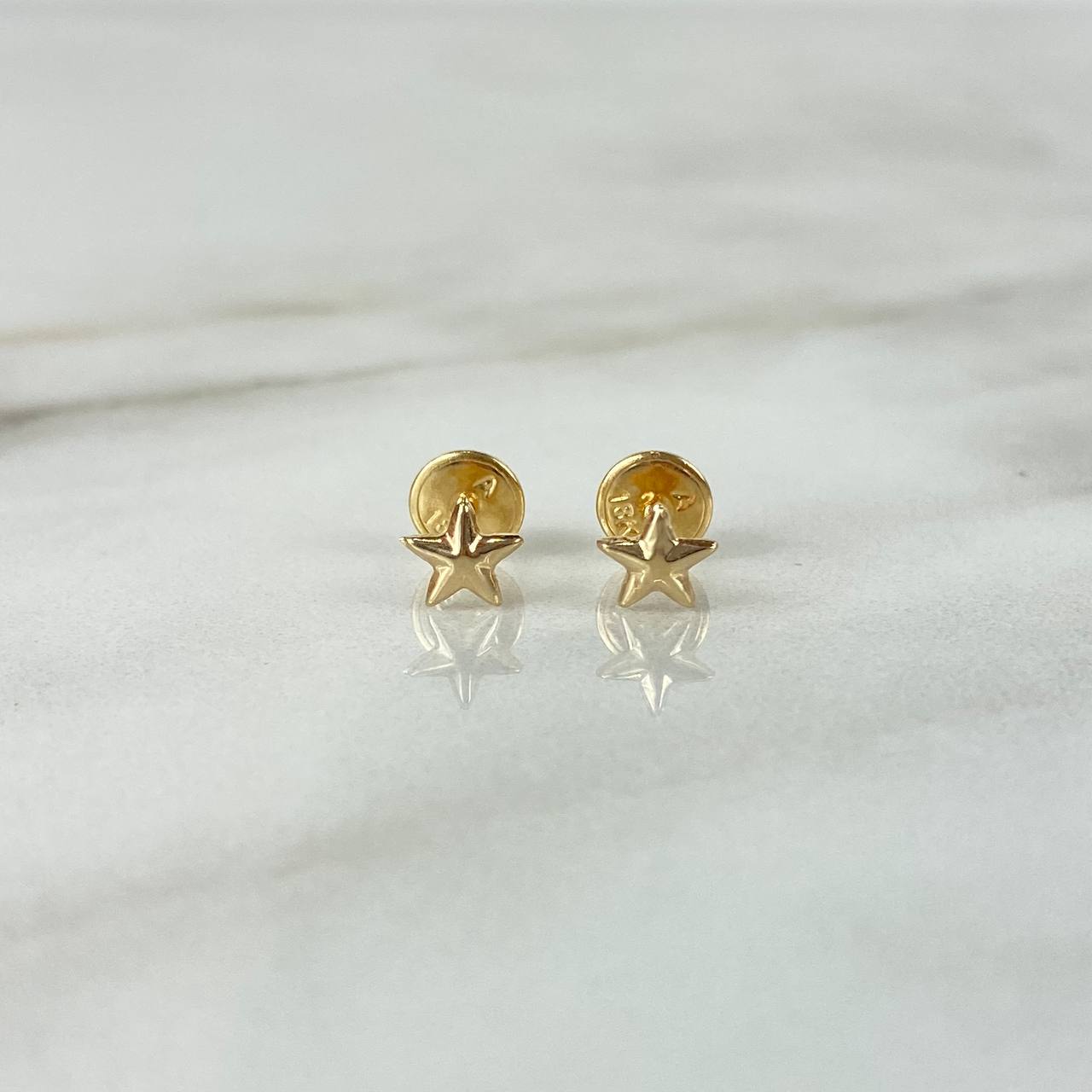 Topos Estrella 0.55gr / Oro Amarillo &