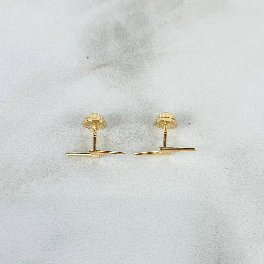 Topos Rayo 0,7gr, Oro 18K Nacional – Napoleone Joyas CO