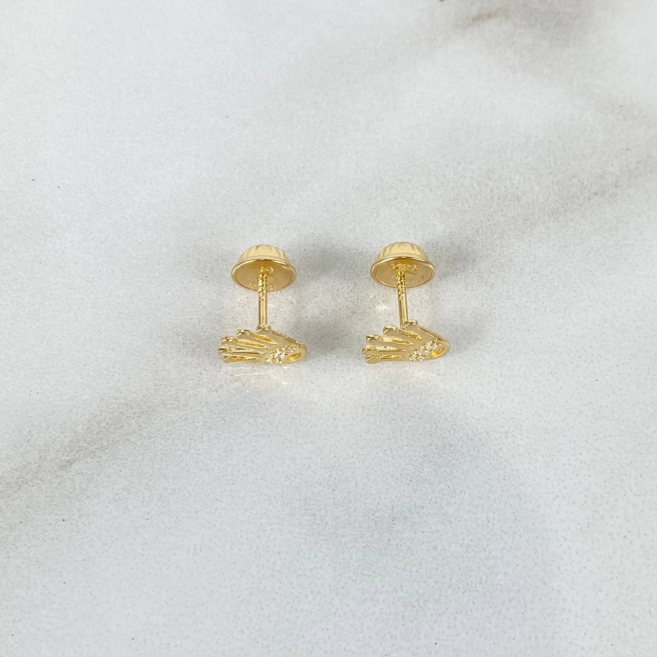 Topos Corona RX 0.7gr / Circones Blancos Oro Amarillo ©