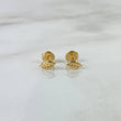Topos Hoja 0.5gr / 6mm Silueta Oro Amarillo 18K