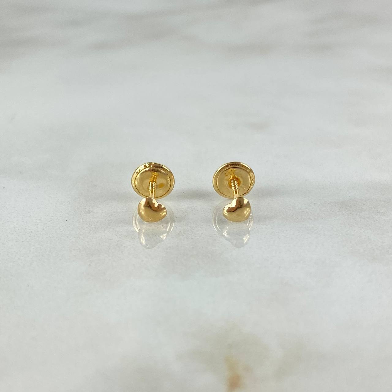 Topos Corazon 0.5gr / Troquelado Oro Amarillo *