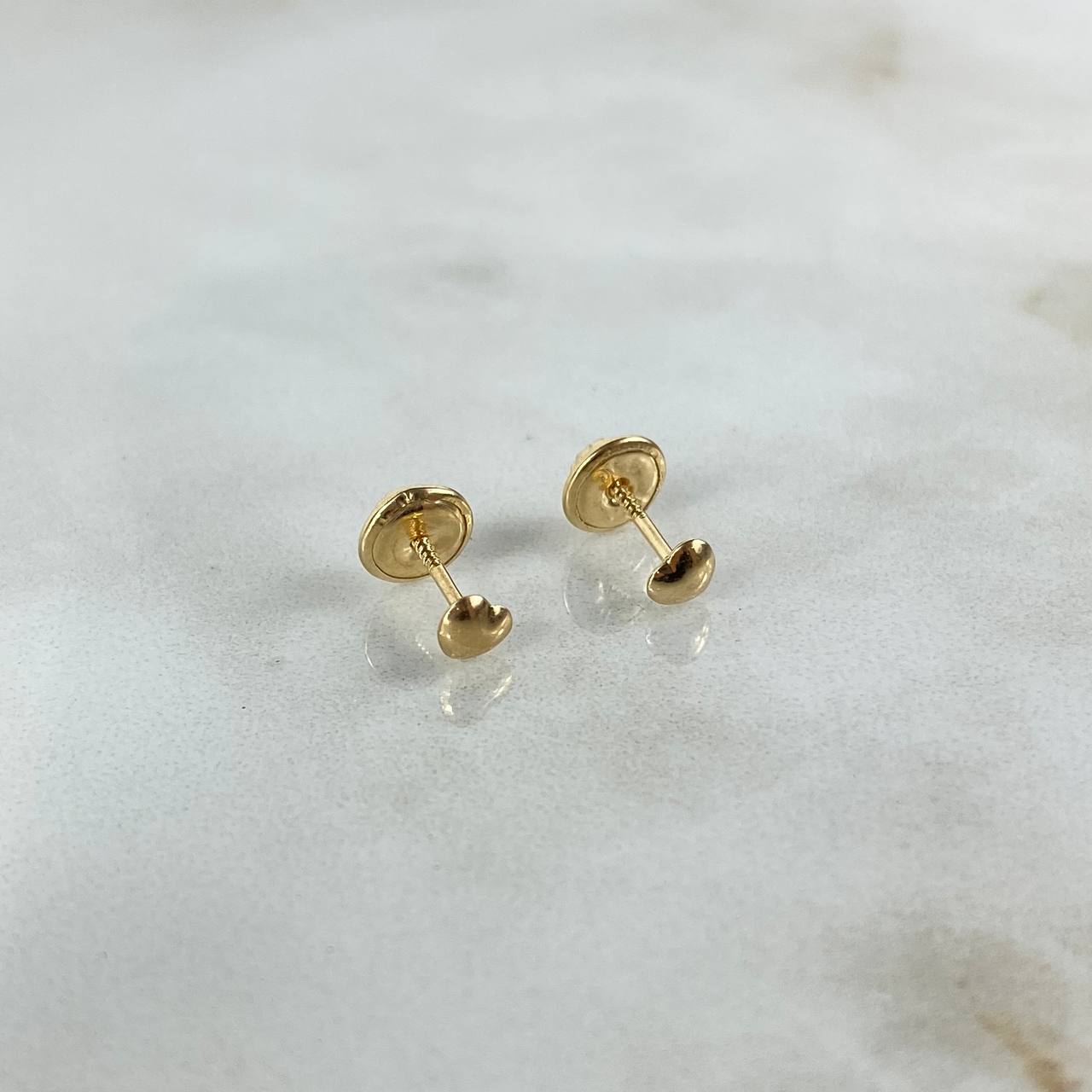 Topos Corazon 0.5gr / Troquelado Oro Amarillo *