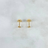 Topos Corazon 0.5gr / Troquelado Oro Amarillo *