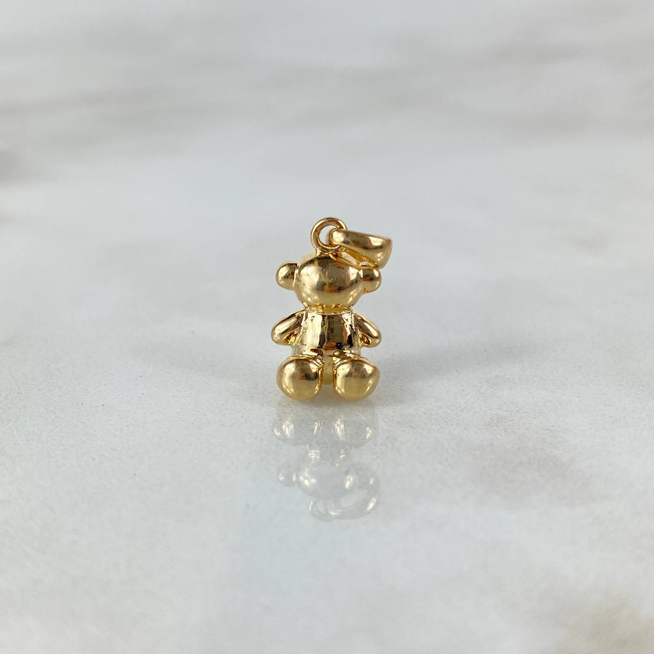 Dije Oso Sin Rostro 2.1gr / 1.8cm / Oro Amarillo Nac.Esp