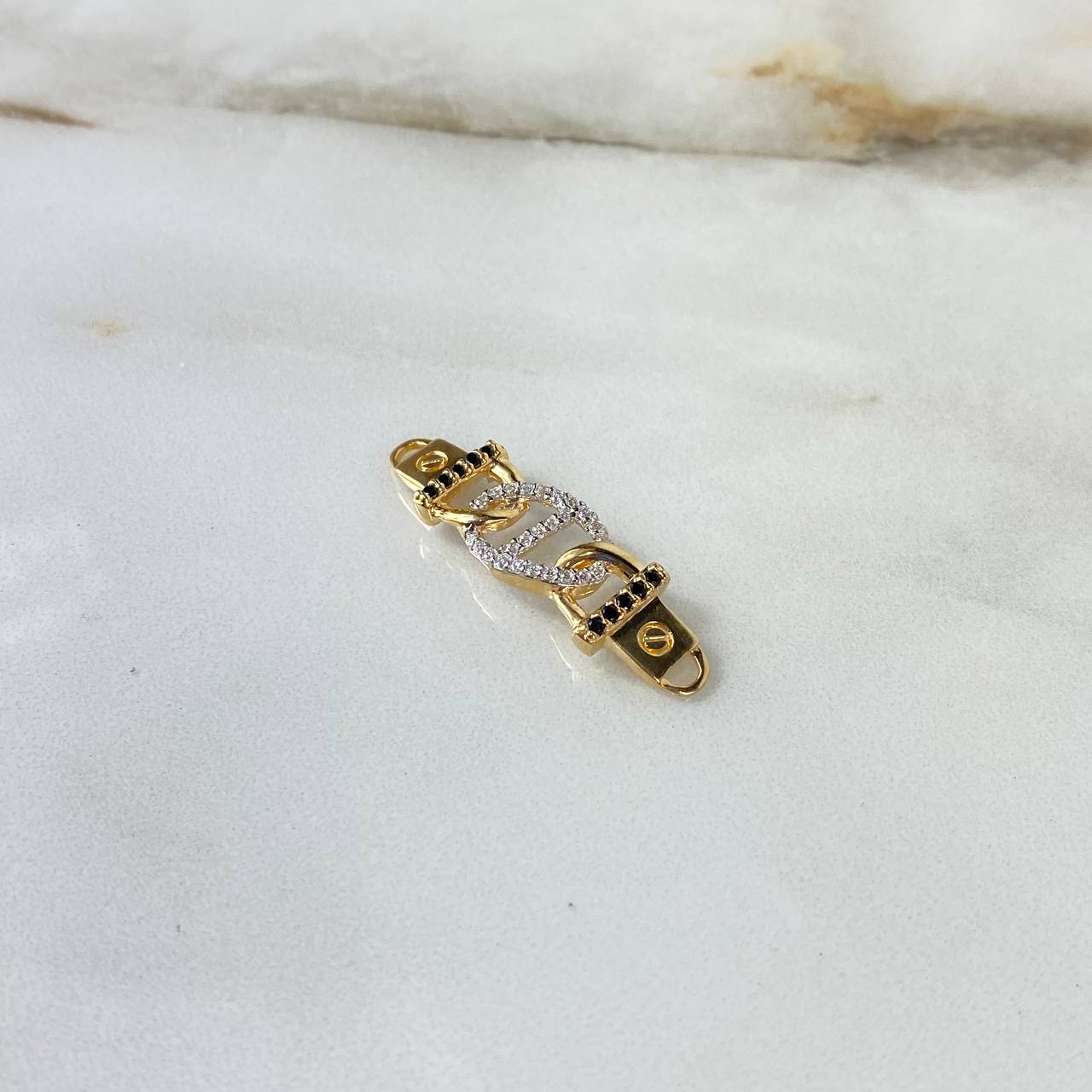 Herraje Cinturon 2.55gr / 3.3cm / Circones Blancos Negros Oro Amarillo ©