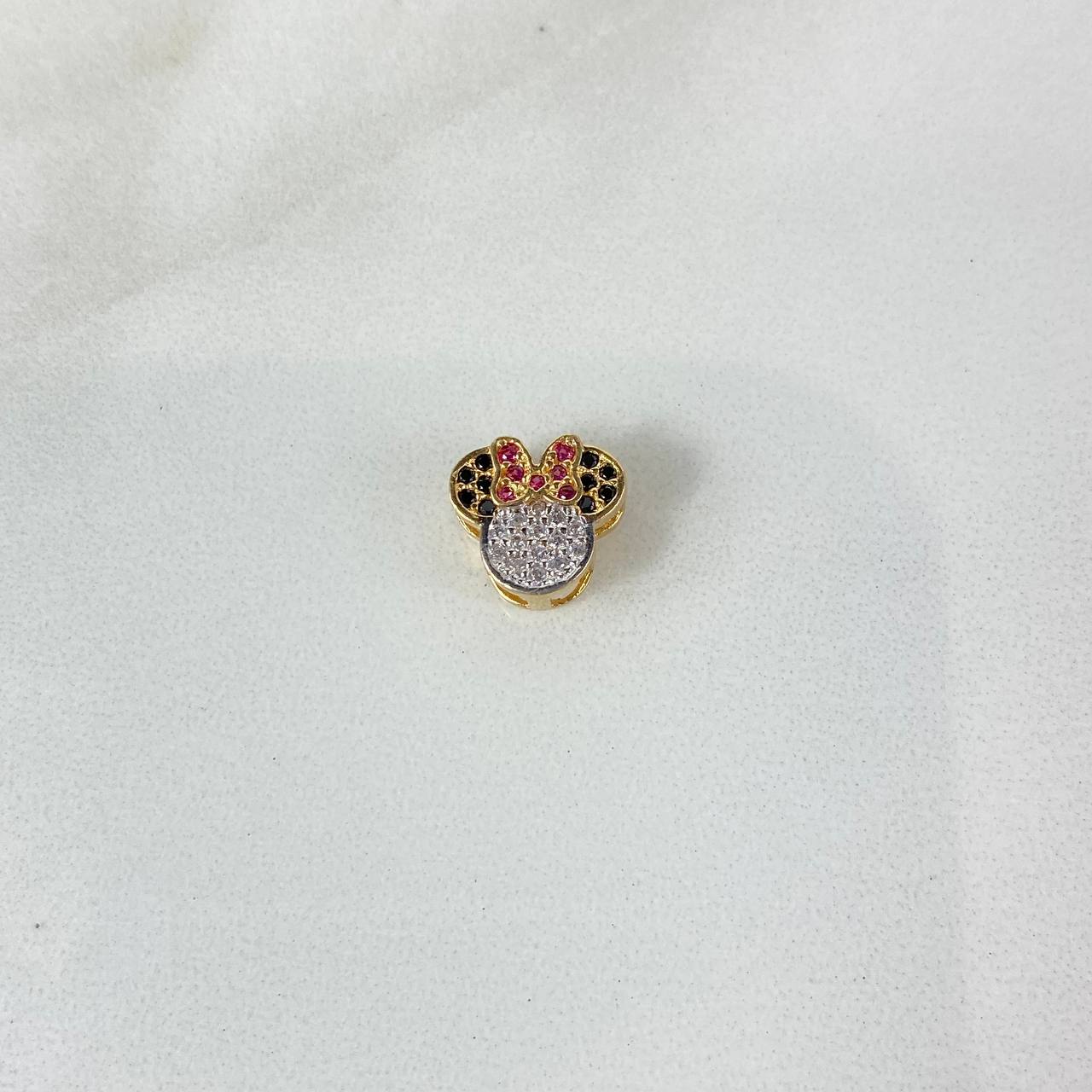 Herraje Mini 1.2gr / 1cm / Circones de Colores Dos Oros Amarillo Blanco ©