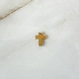 Herraje Cruz 0.8gr / 0.7cm / Oro Amarillo ©