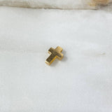 Herraje Cruz 0.8gr / 0.7cm / Oro Amarillo ©
