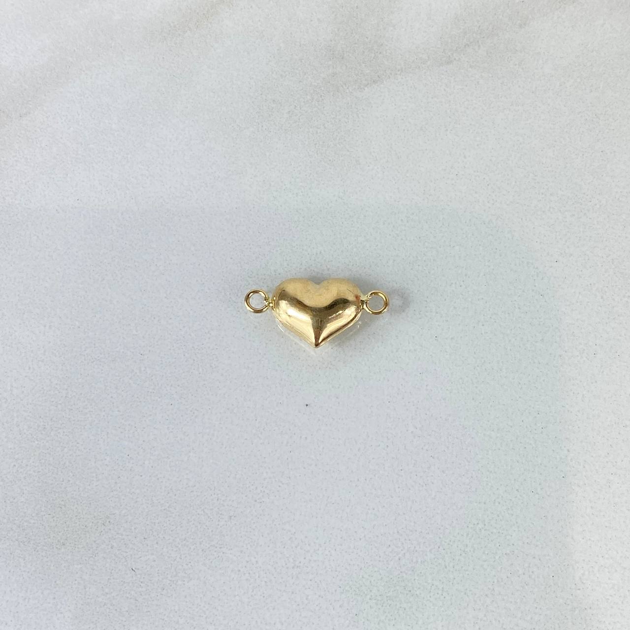 Herraje Corazón 0.35gr / 1.6cm / Troquelado Oro Amarillo