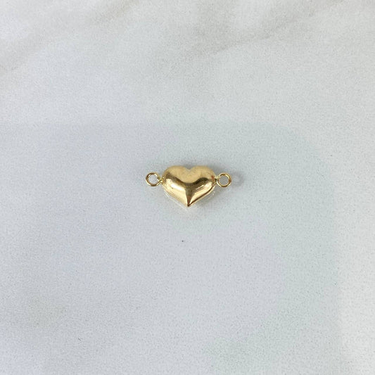 Herraje Corazón 0.35gr / 1.6cm / Troquelado Oro Amarillo