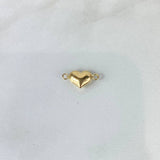 Herraje Corazón 0.35gr / 1.6cm / Troquelado Oro Amarillo