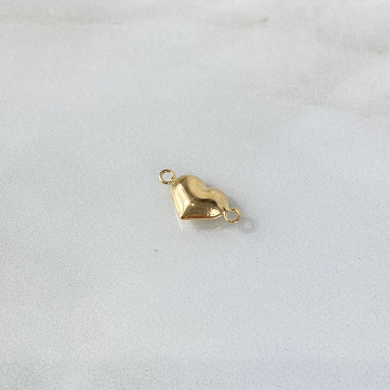 Herraje Corazón 0.35gr / 1.6cm / Troquelado Oro Amarillo
