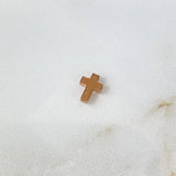 Herraje Cruz 0.7gr / 0.7cm / Oro Rosa ©