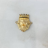 Herraje Rey Leon 6.3gr / 2.3cm / Circones Negros Oro Amarillo Nac.Esp ©