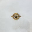 Herraje Corona RX 1.85gr / 2.2cm / Circones Blancos Oro Amarillo Nac.Esp ©