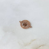Herraje Corona RX 1.75gr / 2.2cm / Circones Blancos Oro Rosa Nac.Esp ©