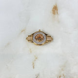 Herraje Cinturon Corona RX 3.6gr / 2.8cm / Circones Blancos Tres Oros Nac.Esp ©