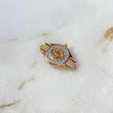 Herraje Cinturon Corona RX 3.6gr / 2.8cm / Circones Blancos Tres Oros Nac.Esp ©
