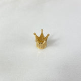 Herraje Corona 1.4gr / 1cm / Circones Blancos Oro Amarillo ©