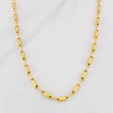Cadena Rustica Tribal 13.8g / 65cm / 3.65mm Oro Amarillo 18K